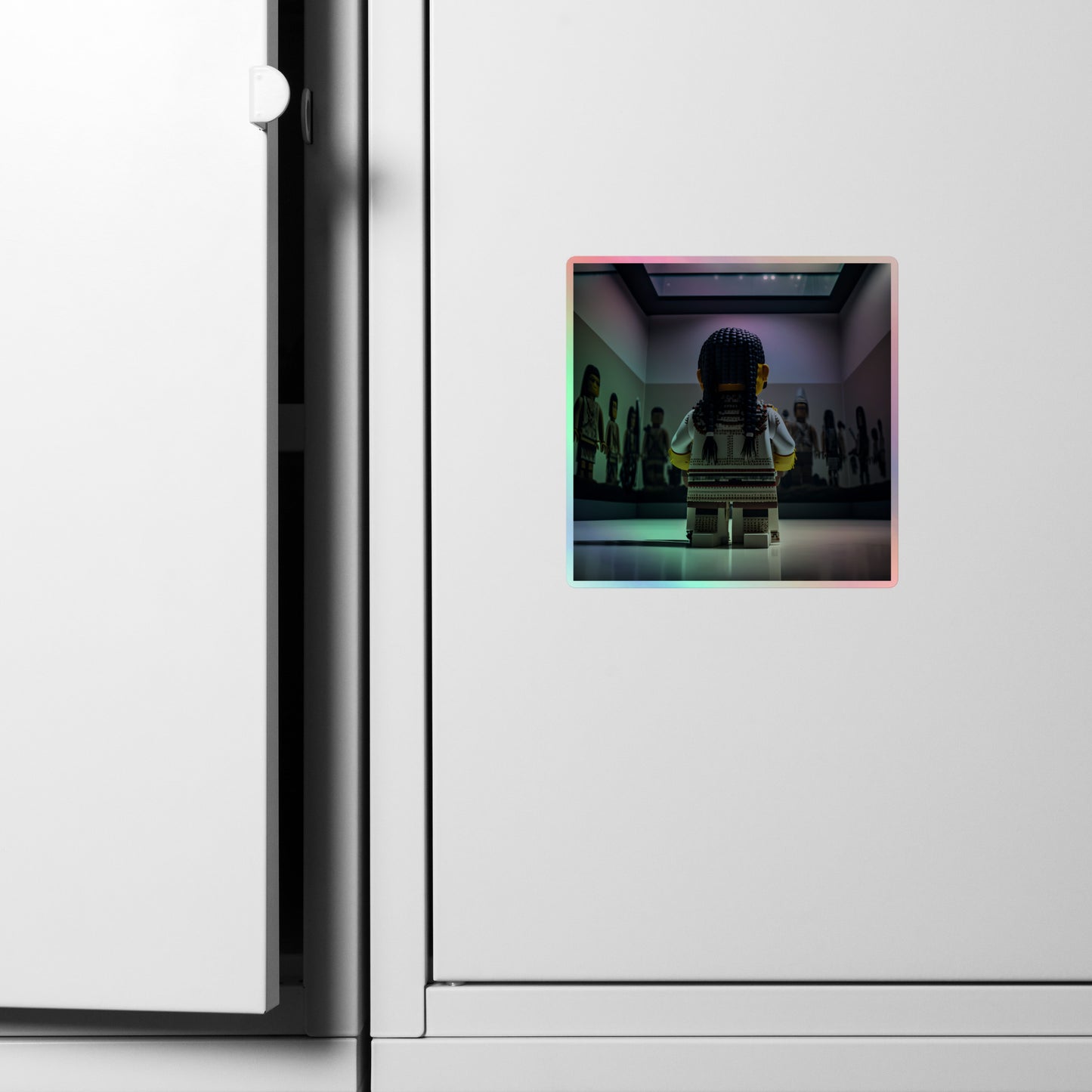 LANDBACK Braided Holographic stickers