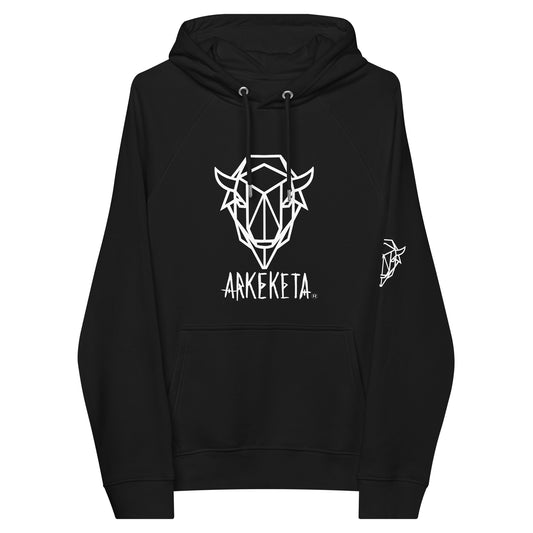 Arkeketa Unisex eco raglan hoodie