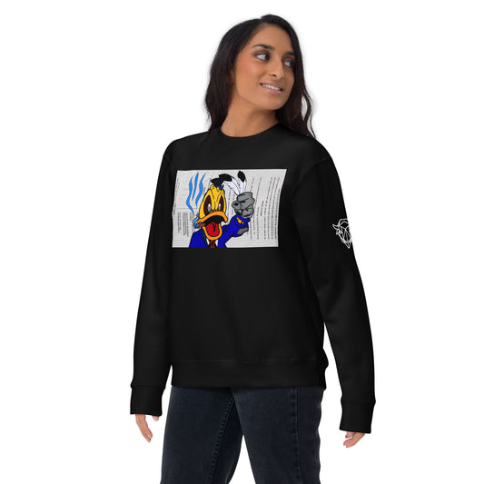 Trapped on Indictment Paper ( New Ledger Art ) Unisex Premium Sweatshirt